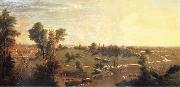 George Loring Brown View of Central Park oil painting